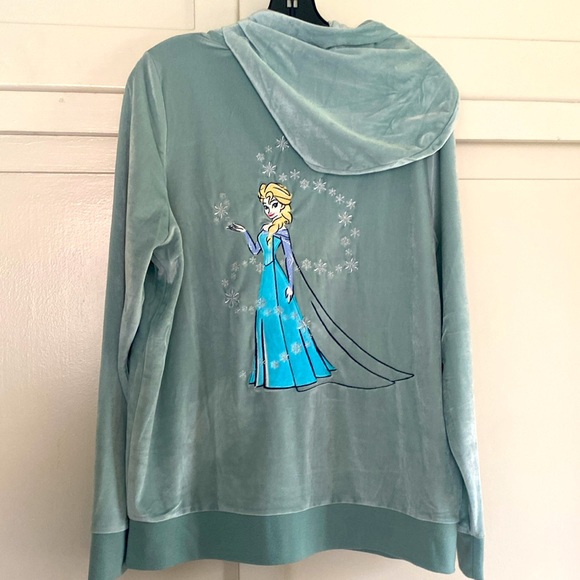 DISNEY FROZEN “ELSA” PORTRAIT ZIP-UP HOODIE BOXLUNCH EXCLUSIVE SIZE LARGE🌟NWT🌟 - Picture 8 of 16